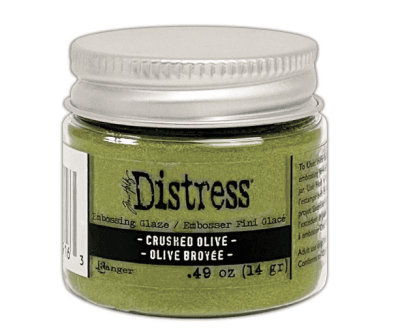 Tim Holtz Distress Embossing Glaze - Crushed Olive