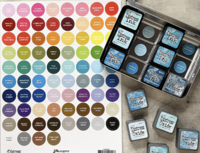 Tim Holtz Distress Large Round Label Sheet White 