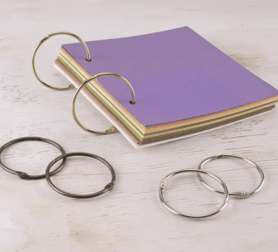 Book Binding Rings 50mm Gold 