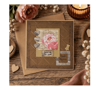 Vaessen 3D Embossing Folder - Stitched