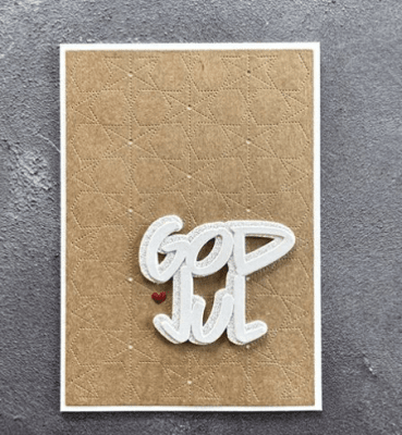 Simple and Basic dies - God Jul