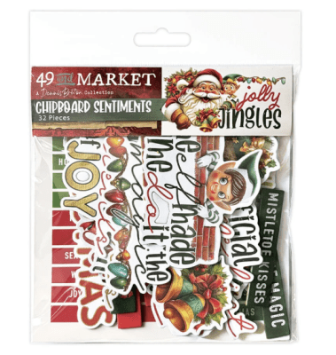 49 and Market Chipboard Set - Jolly Jingles