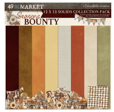 49 and Market 12x12 Collection Pack - Seasons Bounty Solids