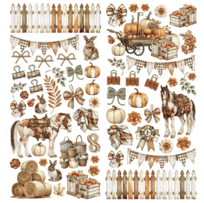 49 and Market Laser Cut Elements - Seasons Bounty