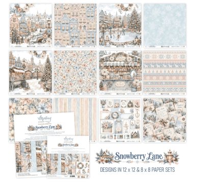 MIntay Papers 12x12 Paper Pack - Snowberry Lane 