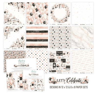 MIntay Paper 12x12 Paper Pack - Lets Celebrate