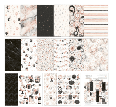 MIntay Paper 6x8 Inch Add-On Paper Pack - Lets Celebrate