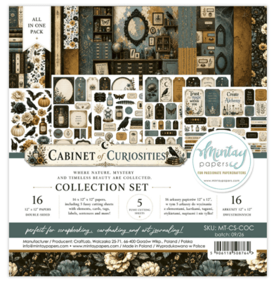 MIntay Paper 12x12 Collection Set - Cabinet of Curiosities