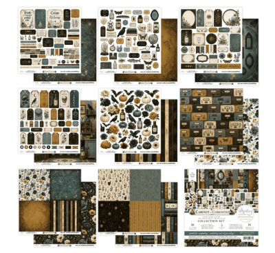 MIntay Paper 12x12 Collection Set - Cabinet of Curiosities