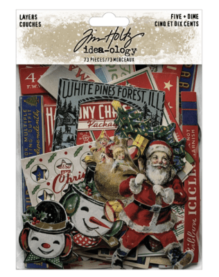 Tim Holtz Christmas Layers Five & Dime