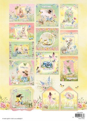 Studio Light Paper Pad Cardmaking Paper Pad - Blooming Spring