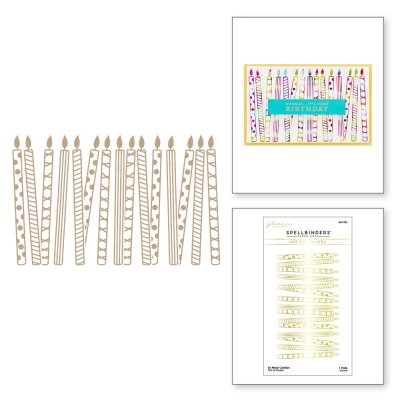 Spellbinders Glimmer Hot Foil Plate - So Many Candles 