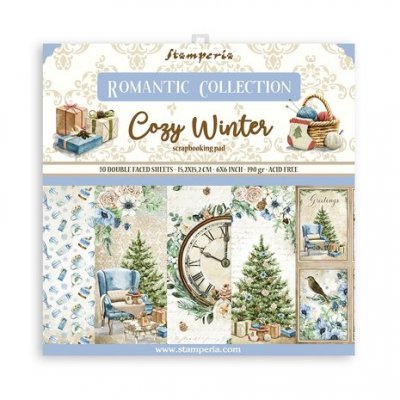 Stamperia Paper pad 6x6 - Cozy Winter 