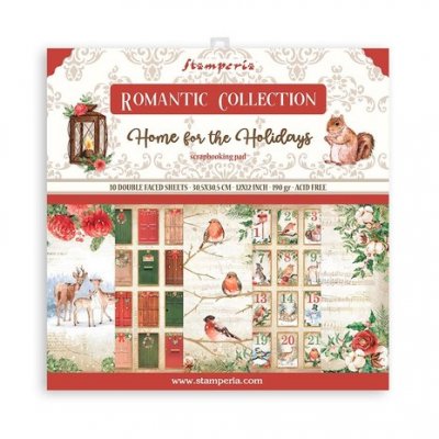 Stamperia Paper pack 12x12 - Home for the Holidays