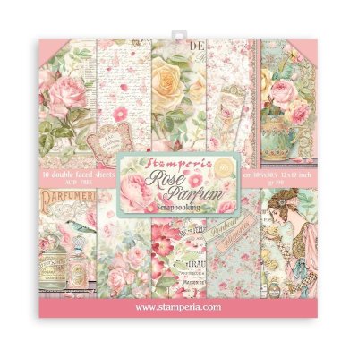 Stamperia Paper Pack 12x12 - Rose Parfum