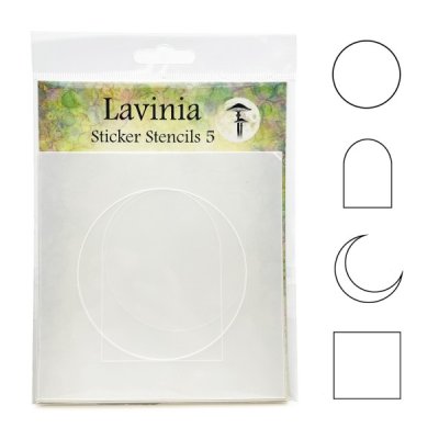 Lavinia Sticker Stencils 5 - Silhouette Collection