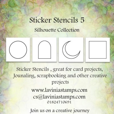Lavinia Sticker Stencils 5 - Silhouette Collection