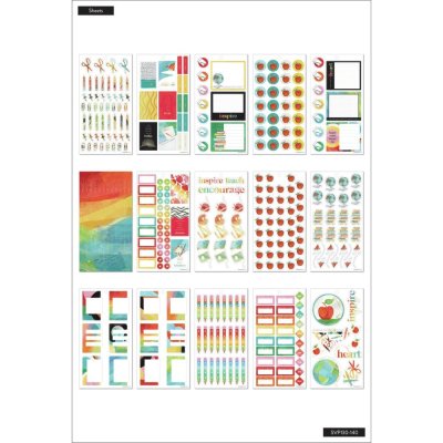 Happy Planner Sticker Value Pack - Painterly Collage