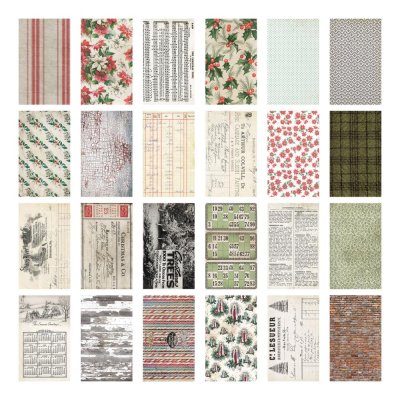 Tim Holtz Idea-Ology Backdrops Paper Pad - Christmas 2023