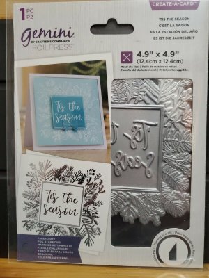Hot Foil Plate Tis the Season Create A Card