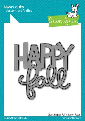 Lawn Fawn Dies - Giant Happy Fall