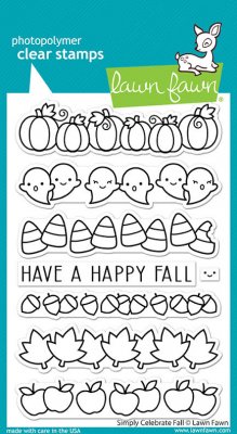 Lawn Fawn Clear Stamps - Simply Celebrate Fall