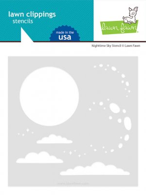 Lawn Fawn Stencil - Nighttime Sky