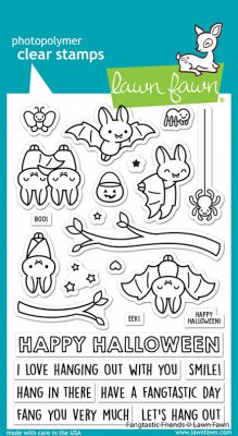 Lawn Fawn Clear Stamps - Fangtastic Friends