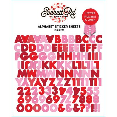 Everett Rd. Stickers Sheets - Valentine