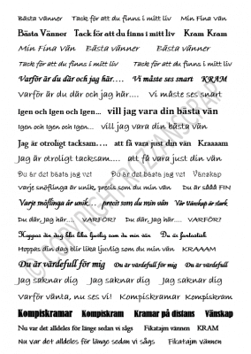 Rozzans Textark - Vänskap
