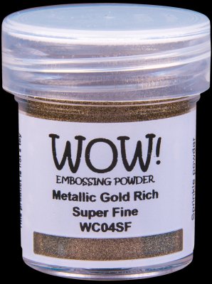 WOW! Embossing Powder Metallics - Gold Rich - Super Fine