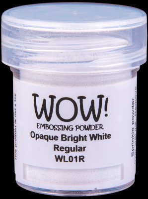 WOW! Embossing Powder Opaque Whites - Bright White Regular