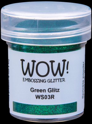 WOW! Embossing Powder Glitter - Green Glitz Regular