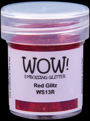 WOW! Embossing Powder Glitter - Red Glitz Regular