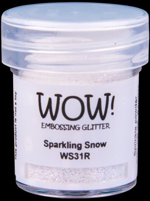 WOW! Embossing Powder Glitter - Sparkling Snow Regular