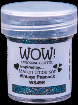 WOW! Embossing Powder Glitter - Vintage Peacock